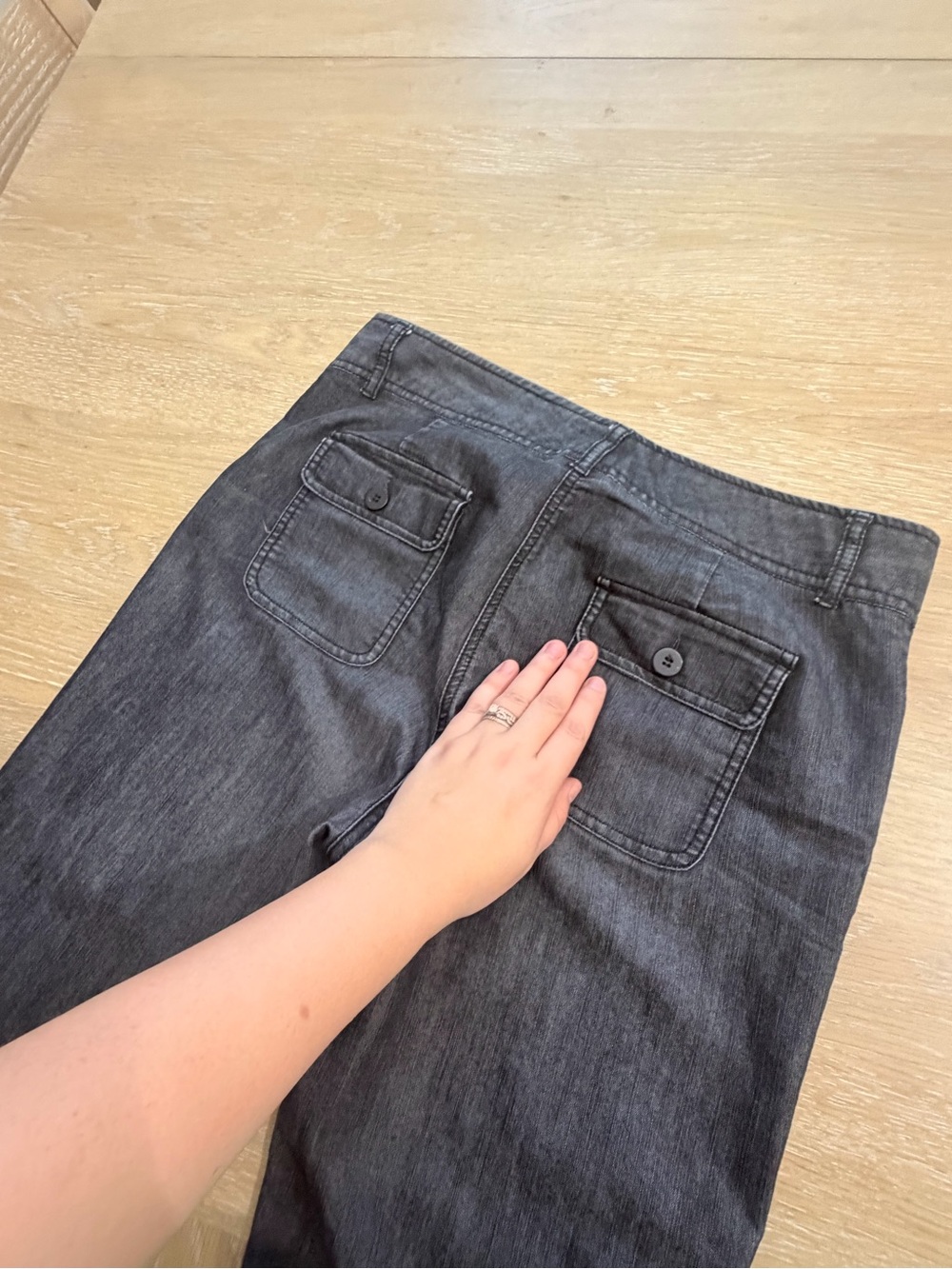 Kenneth Cole Reaction Dark Charcoal Straight Leg Jeans - Picture 6 of 6